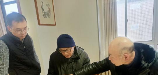 2026潭州印友新年看稿会在湘潭市惠民艺术创作中心举行